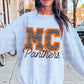 Panthers, for light color shirt, Sublimation or DTF Transfers