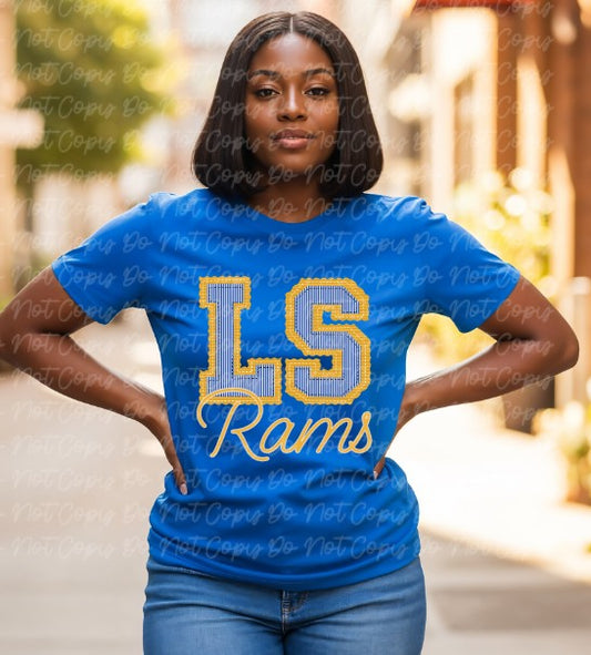 Rams Sublimation or DTF Transfers