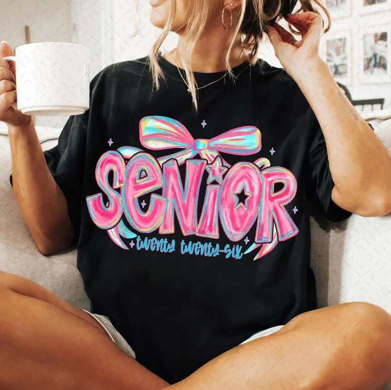 Senior Bow Sublimation or DTF Transfer