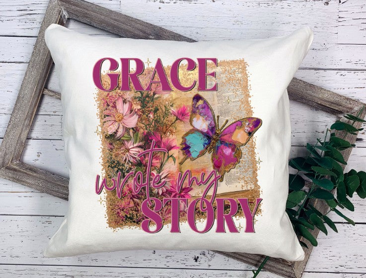 Grace Wrote My Story Sublimation or DTF Transfers