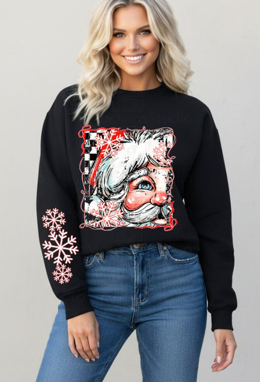 Santa with Sleeve DTF Transfers