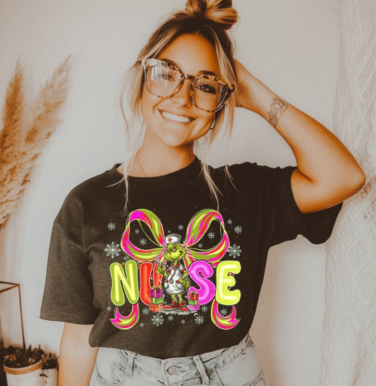 Christmas Nurse DTF Transfers