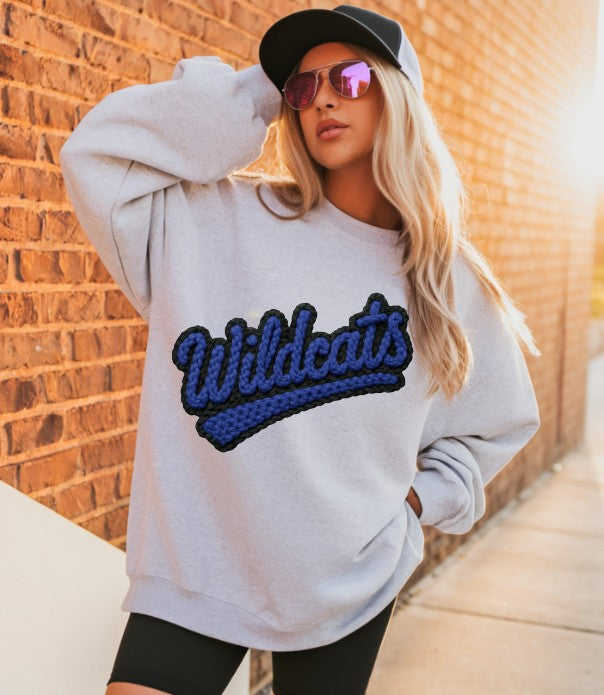 Custom School Mascot Yarn DTF Transfer, Ready to Press