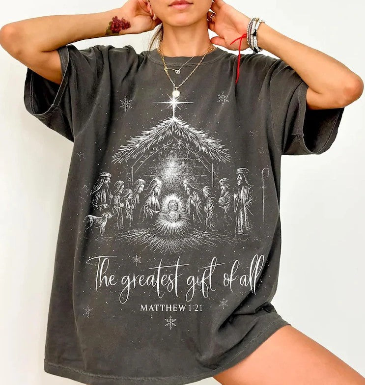 Vintage Nativity DTF Transfers