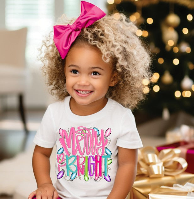 Merry and Bright, Christmas DTF Transfers