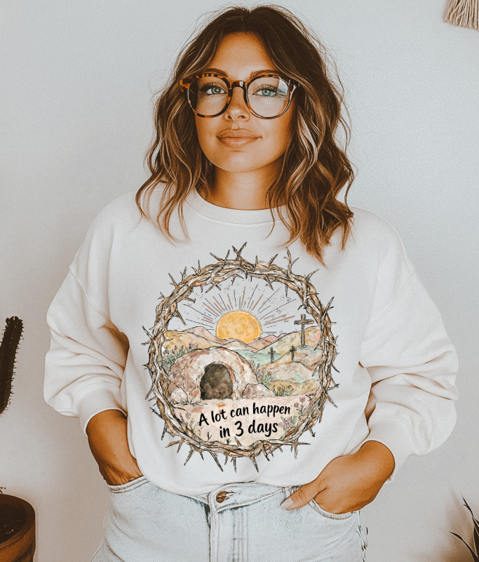 Thursday Drops - Alot can happen in 3 days DTF Transfers