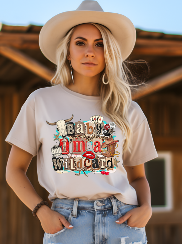 Tuesday Drops - Baby I'm a wildcard DTF Transfer