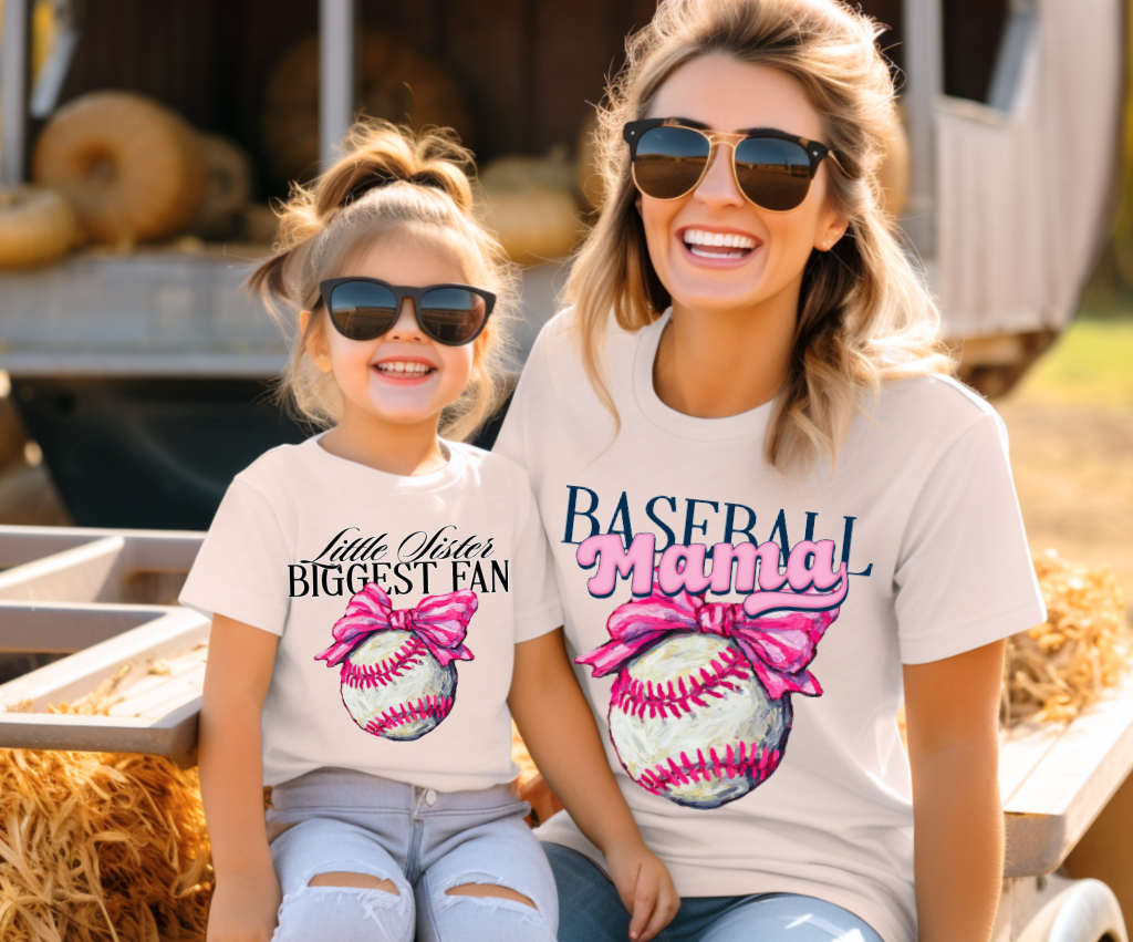 Tuesday Drops - Baseball Little Sister DTF Transfer