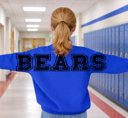 Custom School Throwback DTF Transfer, Ready to Press