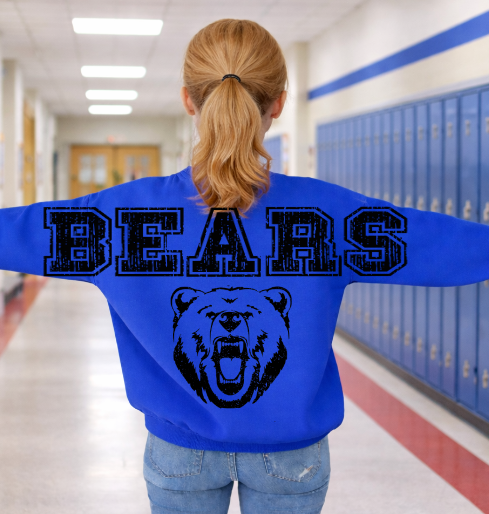 Custom School Throwback DTF Transfer, Ready to Press