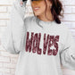 Wolves School Spirit Sublimation or DTF Transfer
