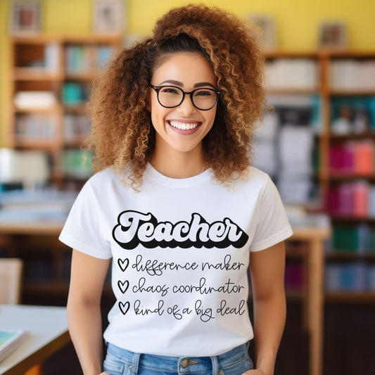 Teacher, Ready to Press DTF Transfer