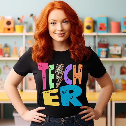 Teacher Ready to Press DTF Transfer