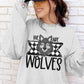 Wolves School Spirit Sublimation or DTF Transfer