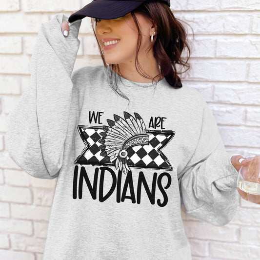 Indians School Spirit Sublimation or DTF Transfer