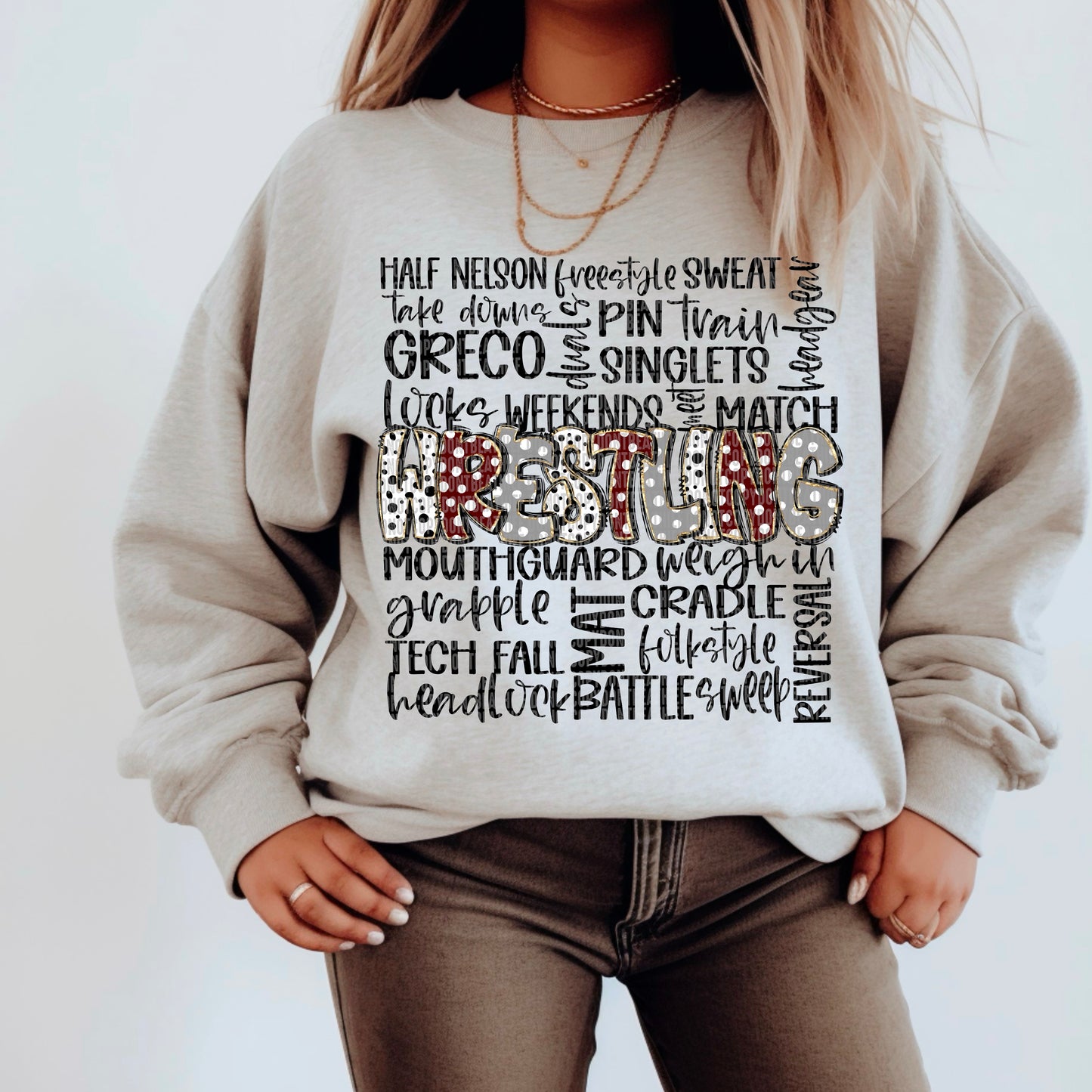 Wrestling, Any Color, Ready to Press Sublimation or DTF Transfer