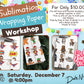 Sublimation Wrapping Paper Class December 7.