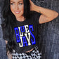 Bluejays School Spirit Sublimation or DTF Transfer