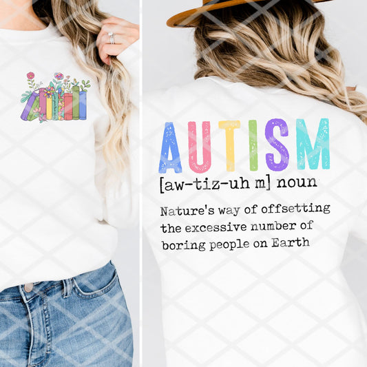 Autism Sublimation or DTF Transfers