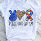Autism Sublimation or DTF Transfers