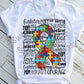 Autism Sublimation or DTF Transfers