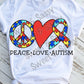Autism Sublimation or DTF Transfers