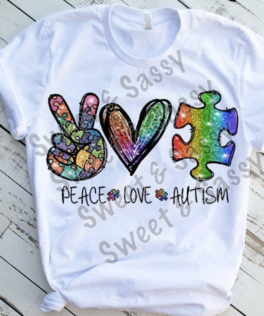 Autism Sublimation or DTF Transfers