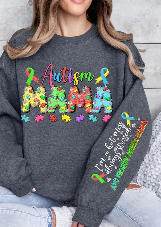 Autism with pocket/sleeve Sublimation or DTF Transfers