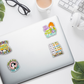 Teacher Occupation Stickers, 4 Pack, Permanent Vinyl Decals ($1.50 each)