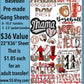 Baseball Pre-Made Gang Sheet