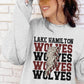 Wolves School Spirit Sublimation or DTF Transfer