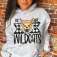 We are the Wildcats Custom Mascot School Spirit Sublimation or DTF Transfer