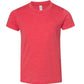 Kids Bella Canvas CVC - Heather Red