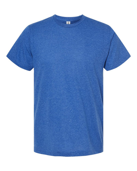Tultex Poly Rich - Heather Royal Blue