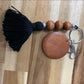 Wood Bead Key Chain