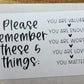 Please Remember You Are... Stickers