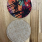Sublimation Burlap Square Coasters 4x4 inches