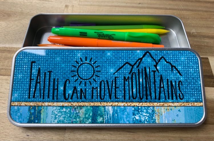 Sublimation Rectangle Tin Pencil Boxes
