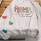 this MAMA wears her heart on her sleeve, Valentine's Day, Ready to press, Sublimation Transfer