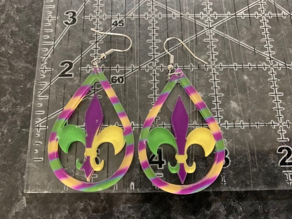 Mardi Gra Earrings - Package Fillers