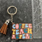 Coffee Teach Repeat Keychains