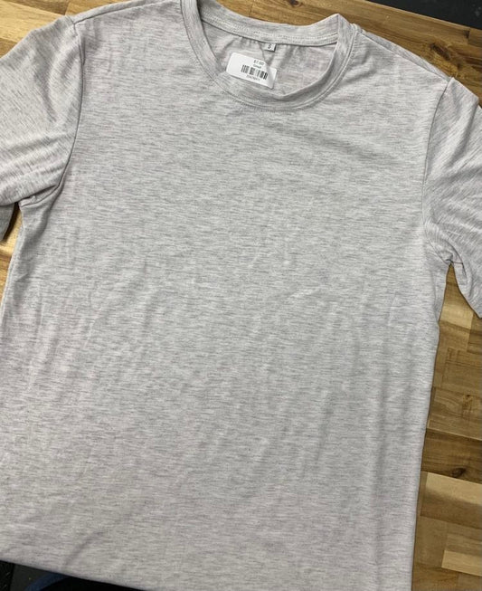 Gray 100% Polyester Sublimation Shirt, Cotton Feel