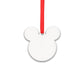 Double sided Ear Christmas ornaments for sublimation Ornaments