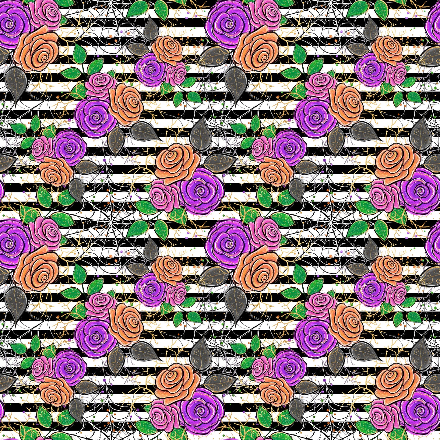 Halloween 2 Print Patterned Permanent Adhesive, HTV, or Sublimation