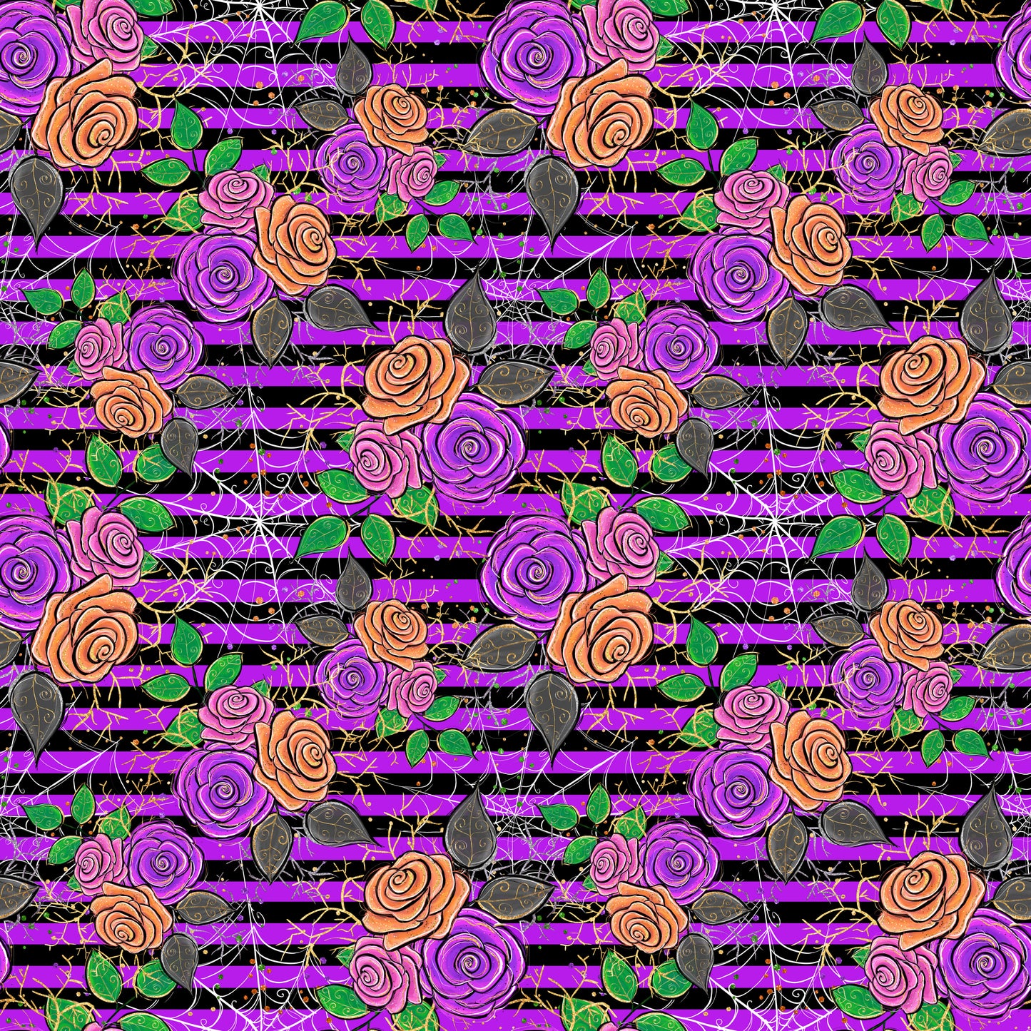 Halloween 2 Print Patterned Permanent Adhesive, HTV, or Sublimation