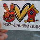 Peace Love Real Estate, Vinyl Decal