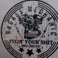 Badass Mechanic Fixin' your Shit, Vinyl Decal