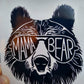 Mama Bear, All Black Vinyl Decals