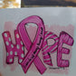 Hope Breast Cancer Vinyl Decal