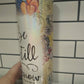 Blank Glitter Sublimation 20oz. Tumblers, Straight, Glitter White